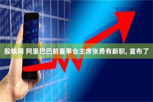 股粮网 阿里巴巴前董事会主席张勇有新职, 宣布了