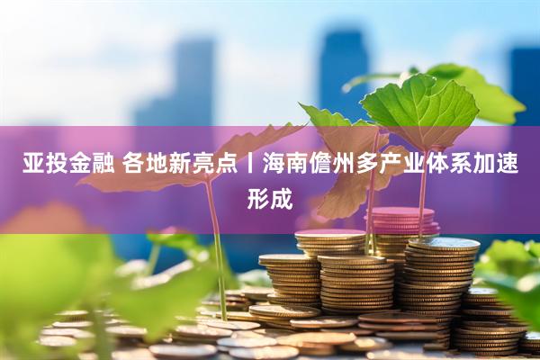 亚投金融 各地新亮点丨海南儋州多产业体系加速形成